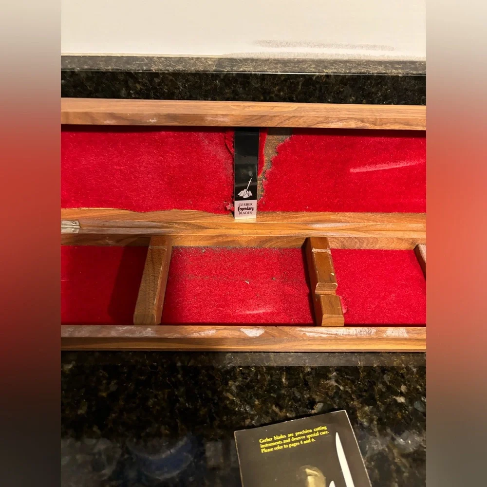 GERBER MCM Carving Knife Set in Maple Box